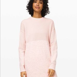 Lululemon light pink sweater size small - never worn
